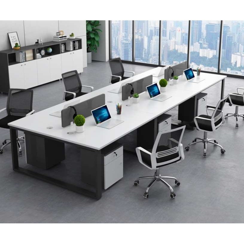 4人位开放式现代办公室桌子2/6人员工桌商用办公桌电脑桌简约,3C数码配件,其它配件,淘宝优惠券,粉丝福利购,淘宝优惠卷