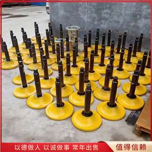 挖掘机破碎锤夯头炮锤钎杆蘑菇头夯土器耐磨打夯机加强杆夯盘