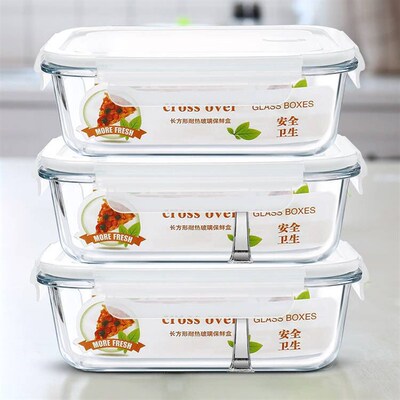 microwave oven lunch box glass box food storage container