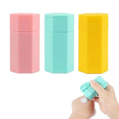 3Pcs Wide Mouth Silicone Travel Dispenser Set Refillable