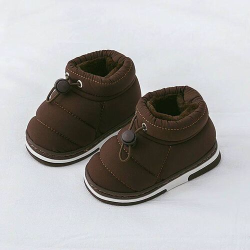 Winter Boots for Toddler Girl Shoes Flat Heels Plush Kids In