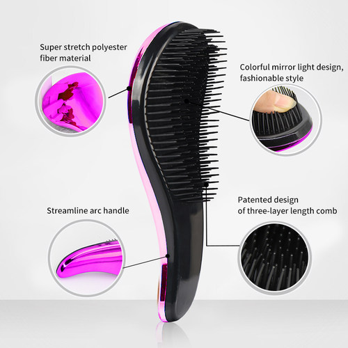 NewHair Brush Women,Designed Anti-static Detangler Hot Comb,