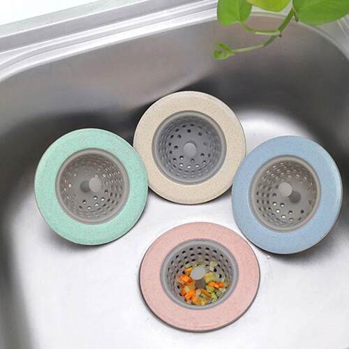 1PC Silicone Sink Filter Strainer Waste Plug Collector Bathr