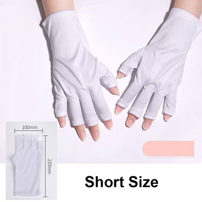 2pcs Anti Nails UV Protection Gloves Led Lamp Radiation Proo