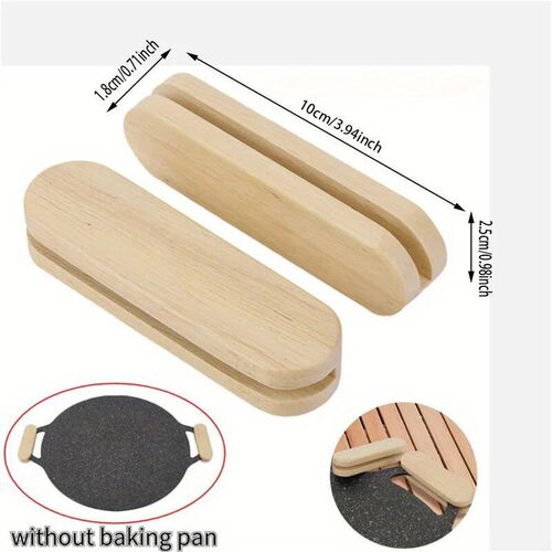 2Pcs Hot Pan Handle Holder For Grill Plate Frying Pan Grill