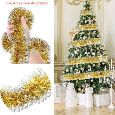 Hot Christmas Tree Tinsel Garland Metallic Streamers Celebra