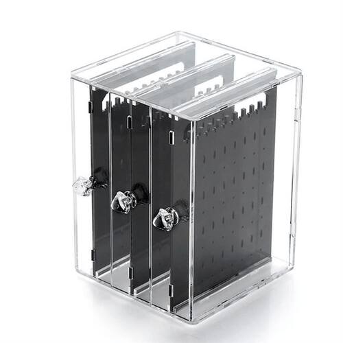 acrylic earrings collection box stud display rack storage