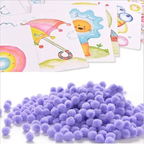1Pcs Baby Kids Creative DIY Plush Ball Painting ers Children