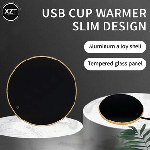 Mini Portable USB Cup Warmer Coffee Mug Heating Coaster Smar