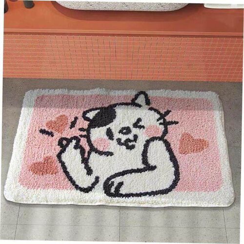 Absorbent felt bedroom entrance door mat bathroom rug carpet