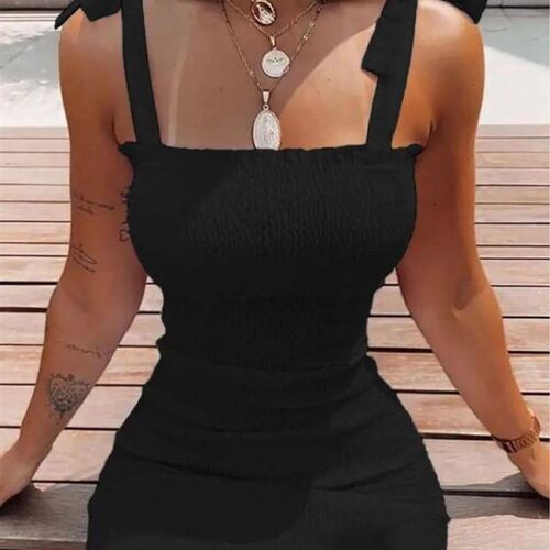 rendy Solid Strap Short White Dresses Off Shoulder Sexy Skir