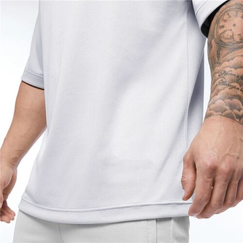 Plain Mesh Fitness Mens Oversized T Shirt Outdoor Hip Hop Sr