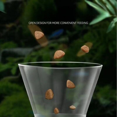 Acrylic Aquarium Feeder Tube Dish Transparent Fish Tank Shri