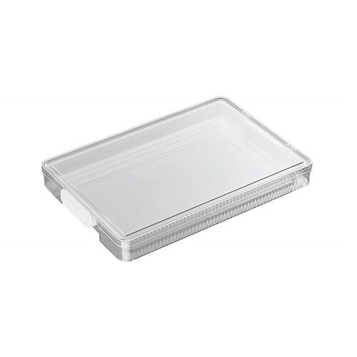 Dust-proof transparent storage organizer for nail tips, a de