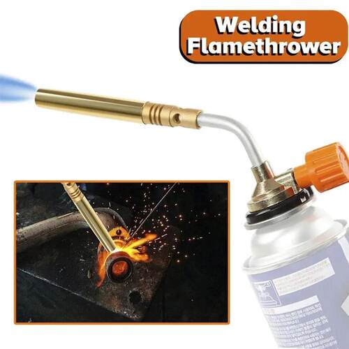 2024 Welding Gas Flame Gun Butane Burner Brazing Flamethrowe