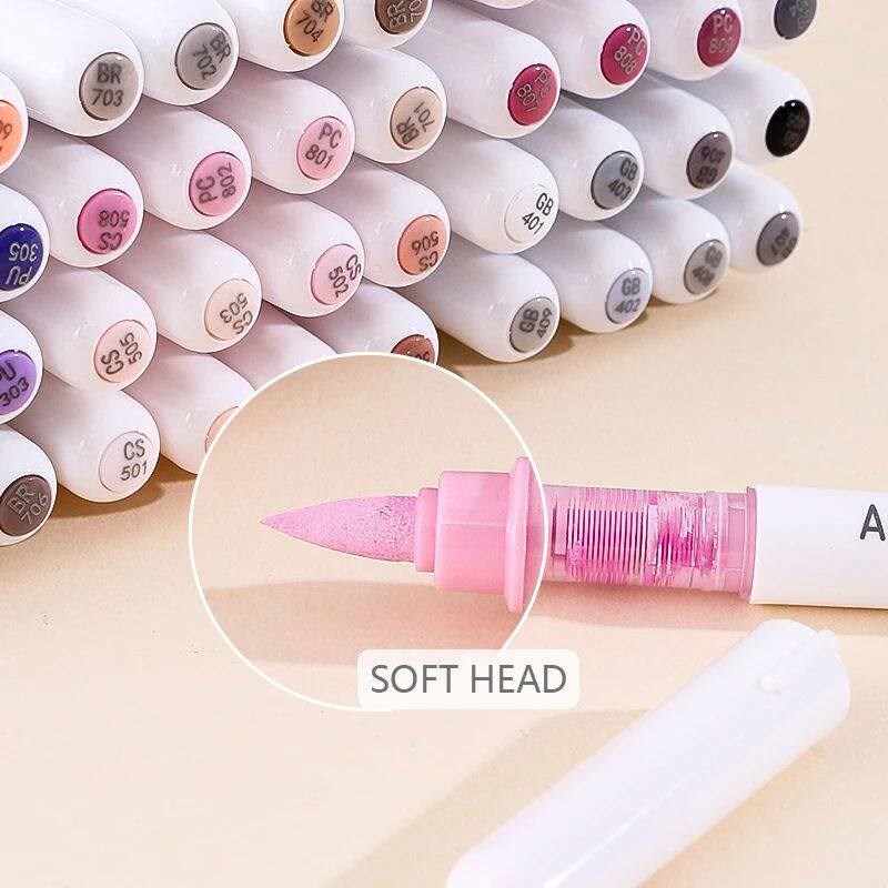 9 Colors/Set Acrylic Paint Art Marker Pen DIY Graffiti Drawi图片