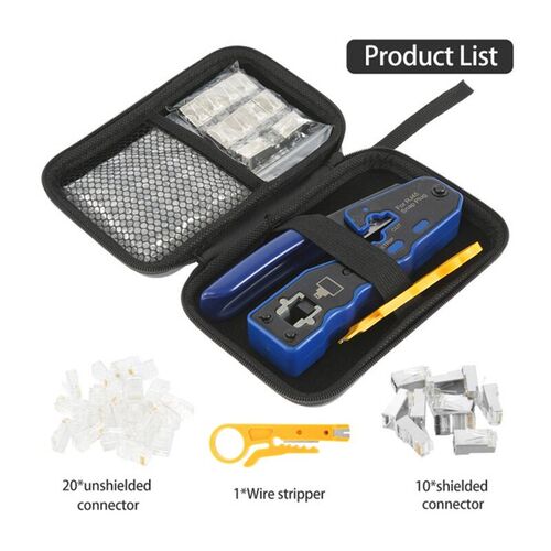 RJ45 Crimp Set Network Crimper Cable Crimping Tools for RJ45