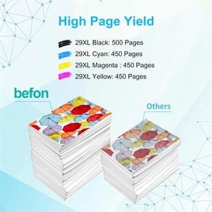 befon 10 Pack 29XL Ink Cartridge Compatible for Epson 29 29X