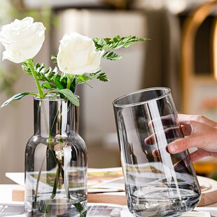 Flower Vase Decoration Home Plastic Vase White Imitation Cer