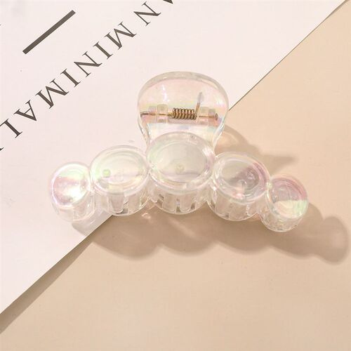 Hair Claws Elegant Transparent Plastic Hair Claw Dream Color