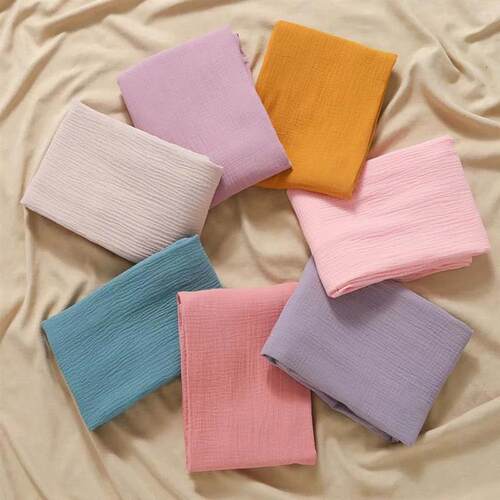 Baby Gauze Bibs Baby Feeding Saliva Towel Double Buckle Baby
