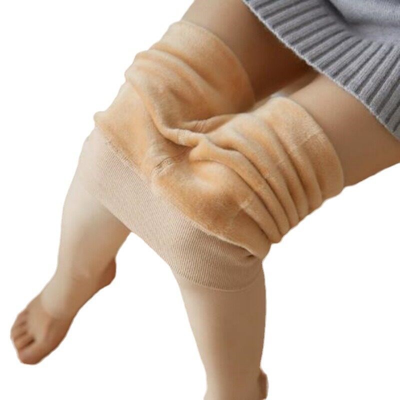Light Leg Socks Artifact Integrated Pants Plus Velvet Padded图片