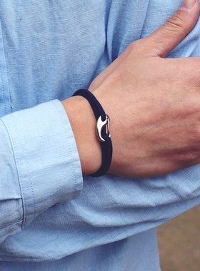 New Adjustable 3mm Thin Cord Bracelet Homme Double Layer