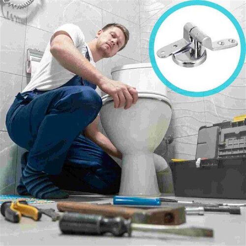 10PCS Zinc Alloy Toilet Seat Hinge Universal Fit for All