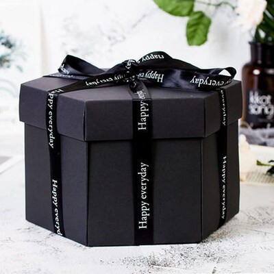 Explosion Box DIY Photo Album Box for Scrapbooking Love Memo