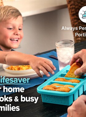 Silicone Freezer Trays With Lids Molds  Freezing Baby Food