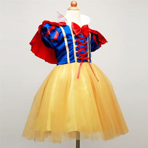 Children Cosplay Dress Snow White Girl Princess Dress Hallow