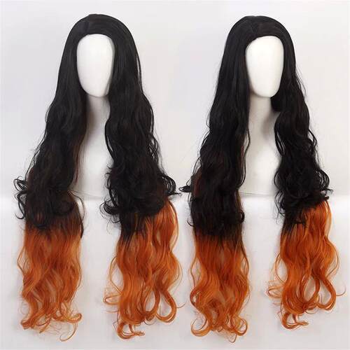 Demon Slayer: Kimetsu no Yaiba Cosplay Wigs Kamado Nezuko Ro