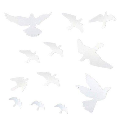 3D PVC Wall Sticker DIY Flying Pigeon Wall Decals Mural Art