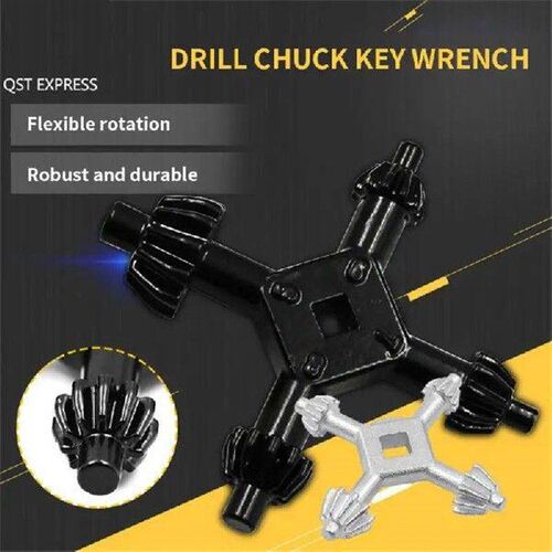 4 In 1 Electric Hand Drill Chuck Wrench Key Hand Electric