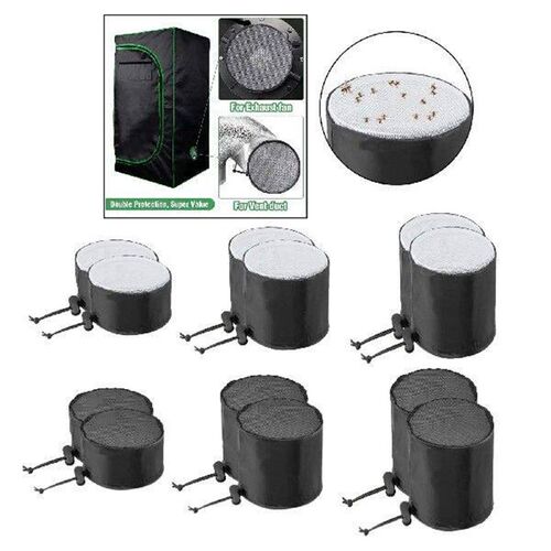 2x Grow Tents Vent Cover Accs Dustproof with Fixed Buckle
