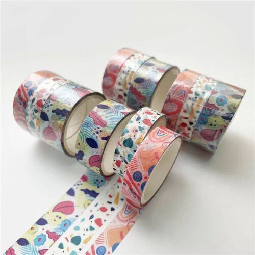 3 Pc Basic geometry Masking Washi Tape Vintage Starry sky Ar