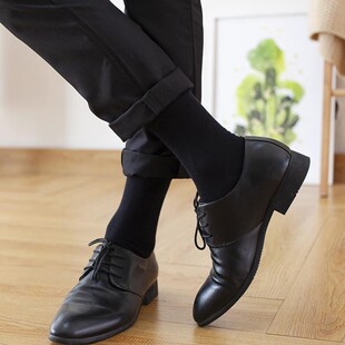 pure cotton spring High thin mens deodorant black socks