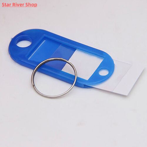 30pcs/set Multicolor Keychain Key ID Label Tags Luggage ID T