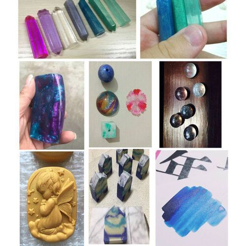 21 Colors Aurora Resin Mica Pearlescent Pigments Colorants R