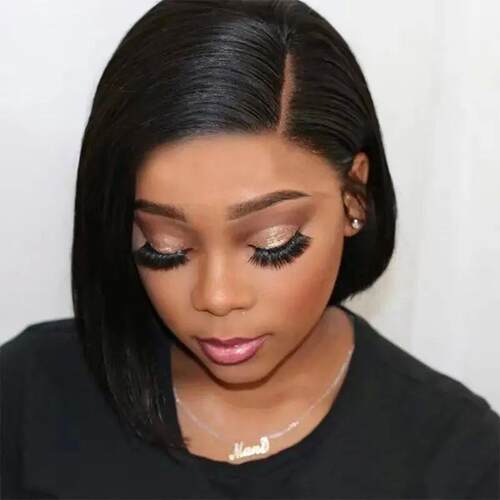 Hot Sale Short BOB Wig T Part Side Part Bob Wigs Lace Fronta