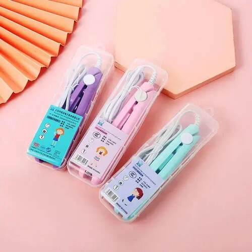 New Curling Iron Mini Hair Straightener Iron Ceramic Straigh