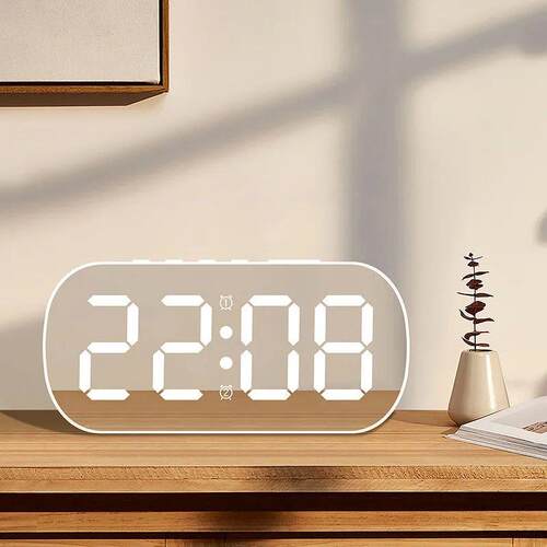 Digital Alarm Clock Desktop Table Clock Teperature Calendar