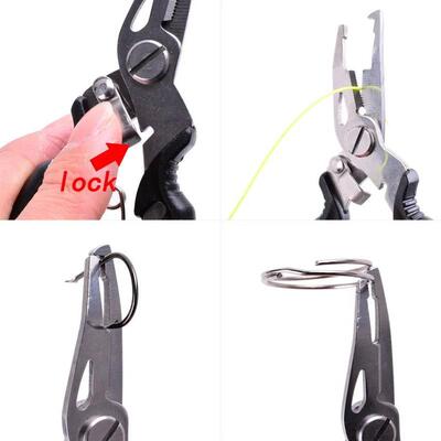 Aorace Fishing Pliers Fish Line Cutter Scissors Mini Fish Ho