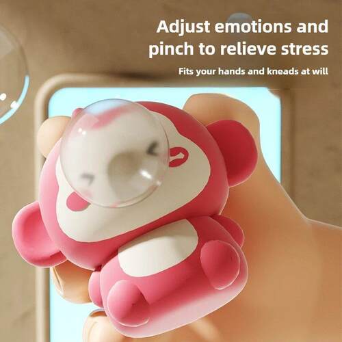 Cute Capybara Animal Spitting Bubbles Squish Squeeze Toy Anx