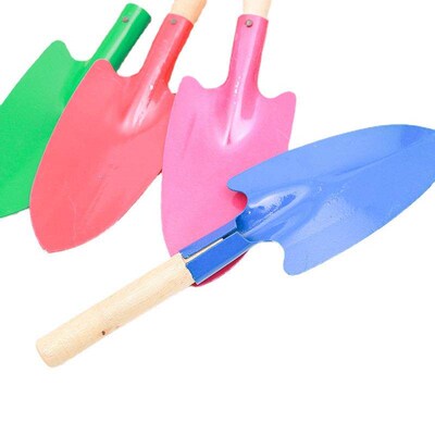 Gardening tools, including shovels for planting flowers and
