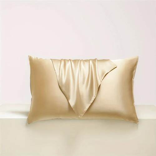 1pc Boost Beauty Sleep Silky Satin Pillowcases: Cooling,