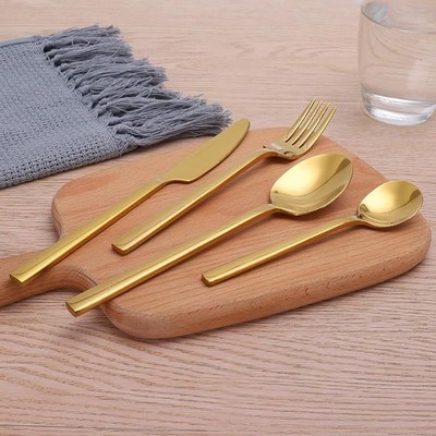 western tableware steak cutlery set knife fork spoon box set