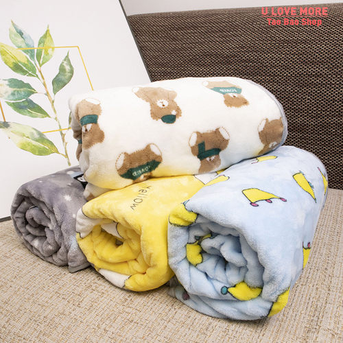 Soft flannel dog blanket winter warm and comfortable pet bed