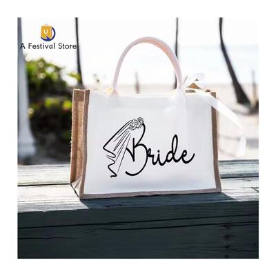 Bride Team Bride Bag Bridal Shower Bachelorette  Bride To Be