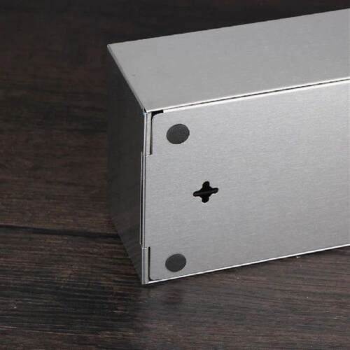 Stainless Steel Rectangular Seat Type Napkin Paper Box,